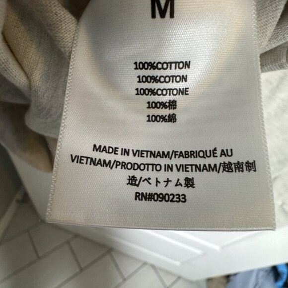 Fear Of God Essentials 1977 t shirt Long Sleeve Mens Size Medium Heather gray - Picture 6 of 8